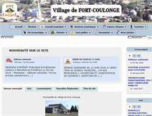 Tablet Screenshot of fortcoulonge.qc.ca